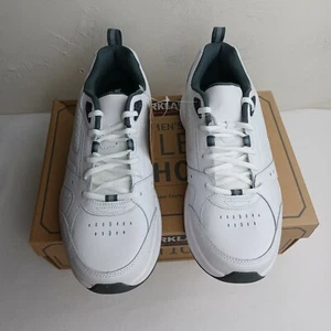 Men's Kirkland Signature Leather Athletic Shoes, Size 8 White NWT - Picture 1 of 10