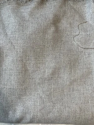 Linen Look Medium Weight 60" Wide 3 Yards Long Ivory Tan Brown Fleck Poly Blend - Image 1 of 4