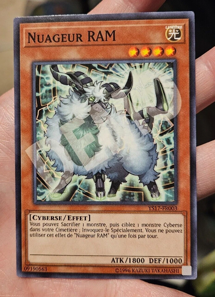 misprint ram clouder DEMO french yugioh ys17 error LP - Image 1 of 1