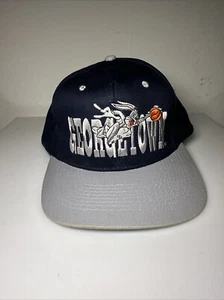 VINTAGE GEORGETOWN HOYAS Bugs Bunny SnapBack Mütze Kappe Looney Tunes - Bild 1 von 9