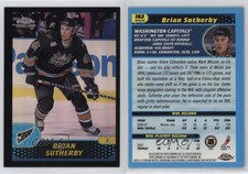 2001-02 Topps Chrome Black Refractors /50 Brian Sutherby #163 Rookie RC