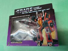 Thrust 98  Complete Vintage 1985 G1 Transformers Hasbro Action Figure W Box Bub