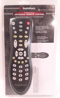 RADIO SHACK 3 Device Universal Remote Control 15 302  - Image 1 of 3