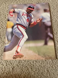 Vintage REGGIE JACKSON 1986 CALIFORNIA ANGELS Print Photo Magazine Clipping - Picture 1 of 1