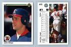 John Orton - Angels #672 Upper Deck 1990 RC Baseball Trading Card