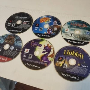 Playstation 2 6 Game Disk Only Lot ps2 scratched discs. Resurface Needed AS IS  - Picture 1 of 9