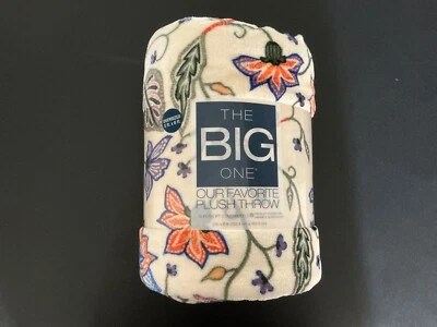 Tiro de felpa de gran tamaño floral jacobino Kohls The Big One 5 pies x 6 pies Foto 1 de 4