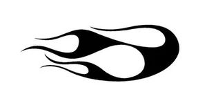 GAS TANK #GT31  DECAL MOTORCYCLE SCOOTER   VINYL GRAPHIC GOLF CART TRAILER AUTO - Picture 1 of 2