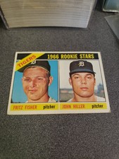 1966 Topps Detroit Tigers ROOKIE Stars #209 John Hiller Fritz Fisher