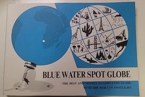 Blue Water Spot Globe SCANGLOBE w/ Spotlight Instruction Manual 1987 1st Edition - Bild 1 von 10