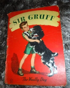 Sir Gruff by Nan Gilbert & F Winship Wooly Dog Fuzzy Wuzzy Book. VINTAGE 1947 - Picture 1 of 7
