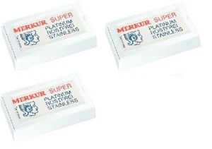 Merkur Double Edge Safety Razor Blades, 10 ct. (3 Pk) + Eyebrow Trimmer - Picture 1 of 2