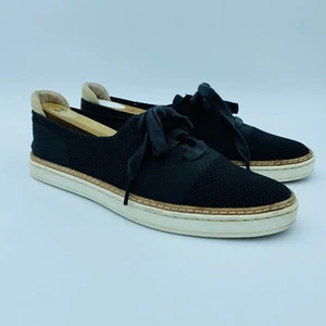 Zapatillas UGG Pinkett Hyper Weave con cordones para mujer 9 negras - Imagen 1 de 9