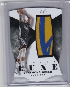 Parche Jumbo Base True 1/1 DRAYMOND GREEN 2014-15 Panini Luxe #34 #'d 1/1 RARO - Imagen 1 de 2