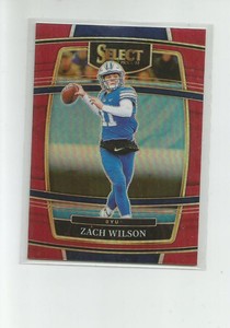 2022 Select Draft Picks Prizms Red #41 Zach Wilson  025/149