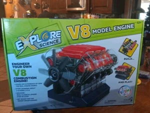 Explore Science Build And Play V8 Model Engine Neu - Bild 1 von 5