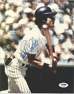 Roy White Autographed 8 x 10 Color Photo PSA/DNA Certified Authentic Yankees