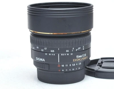 SIGMA 15mm F/2.8 EX DG FISHEYE Lens for Nikon F - Image 1 of 3