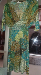 5th & Love Damen Kurzes Kleid Large Mehrfarbig Paisley - Bild 1 von 6