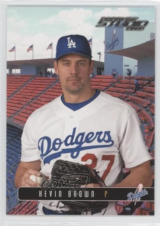 2003 Donruss Studio National Convention Embossing /5 Kevin Brown #137 - Image 1 of 2