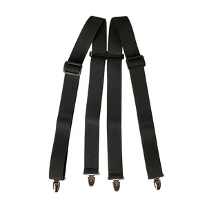 Halvarssons verstellbare Clip On Hosenträger für Motorradhose Hose - Schwarz - Bild 1 von 1