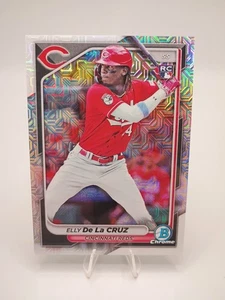 2024 Bowman Elly De La Cruz #22 Chrome Mojo Refractor Rookie Card RC Cincinnati  - Picture 1 of 2