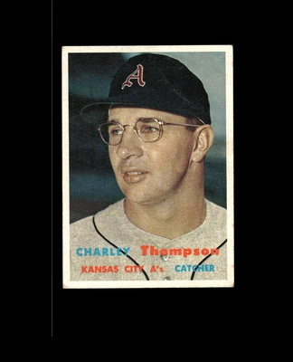 1957 Topps 142 Charley Thompson VG #D1,398325 - Image 1 of 2