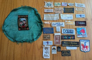 30 Vintage Kleidung Etiketten Aufnäher Pendleton Karman Schweden Glücksbringer 50er-2000 - Bild 1 von 1