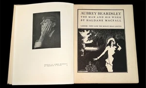 Aubrey Beardsley "Der Mann und sein Werk" 1928 Macfall Kunstbuch mit Drucken Vintage HC - Bild 1 von 12