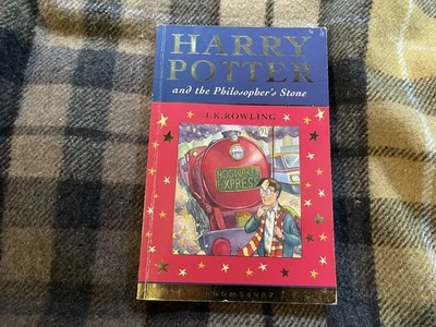 HARRY POTTER & THE PHILOSOPHER’S STONE 1st Edition 1st Print Paperback Good Cond - Image 1 of 4