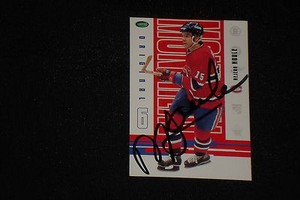 REJEAN HOULE 2004 PARKHURST ORIGINAL 6 SIGNED AUTOGRAPHED CARD #34 CANADIENS