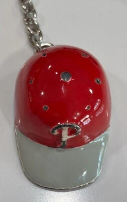 Unique Rare Philadelphia Phillies helmet solid metal keychain bottle opener MLB - Image 1 of 4