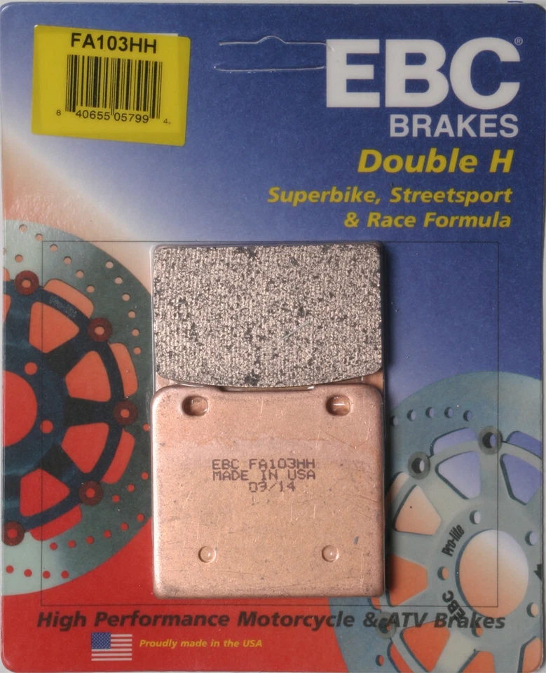 EBC Double-H Sintered Brake Pads FA103HH - Image 1 of 1