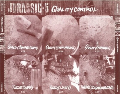 JURASSIC 5 - Quality Control [Promo 6 Track Maxi CD-Single] - Quality + Twelve - Image 1 of 2