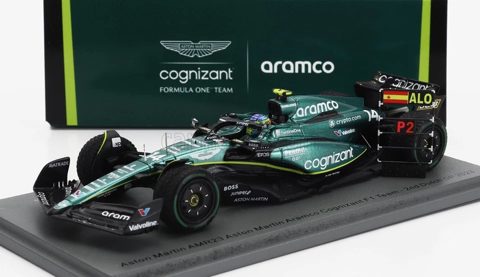 1/43 SPARK-MODEL - ASTON MARTIN - F1  AMR23 TEAM ARAMCO COGNIZANT N 14 2nd S8924 - Immagine 1 di 1