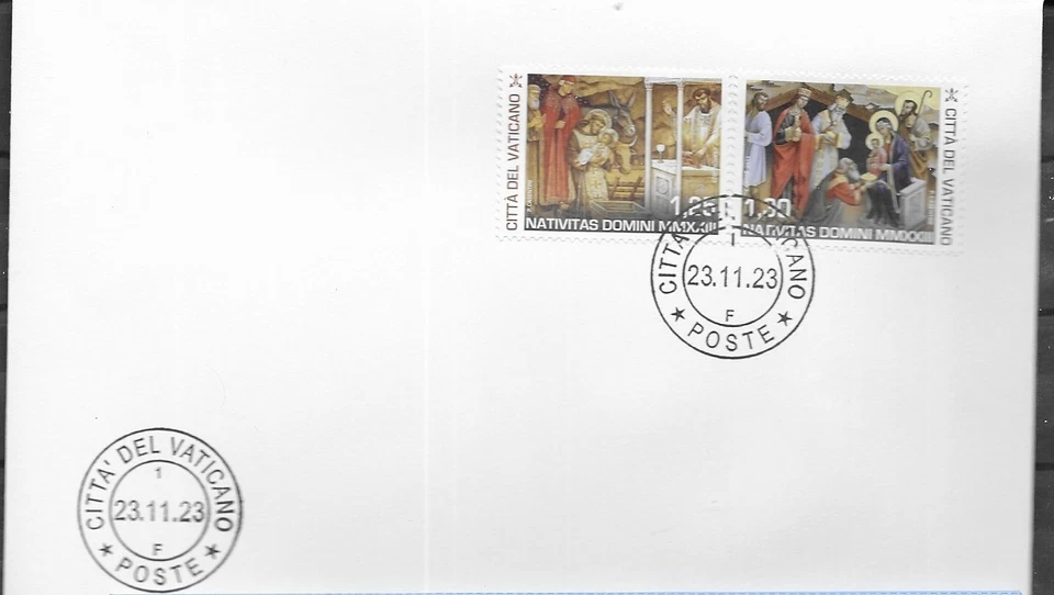 VATICAN 2023 CHRISTMAS FDC - Image 1 of 1