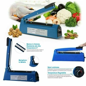 MACCHINA SIGILLA SACCHETTI SALDATRICE A CALDO BUSTE PLASTICA 300MM 450 WATT DS - Foto 1 di 2