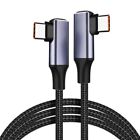 Double Elbow 20V 5A Qc4.0 Usb-C Data Cord Type C Cable Fast Charging Pd 100W