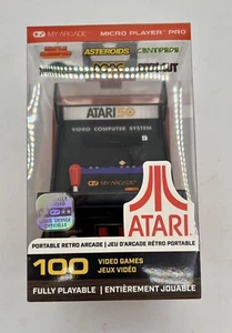 My Arcade DGUNL-7013 Atari Micro Player Pro Portable Retro Arcade 100 Games [New - Picture 1 of 4