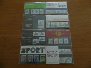 1980 JAHRESSATZ 8 PRÄSENTATIONSPACKUNGEN ( Nr. 115 bis 122 ) NEUWERTIG - Bild 1 von 10