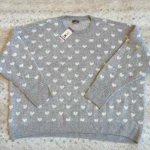 Vince Camuto Cozy Heart Sweater NWT XXL - Picture 1 of 3