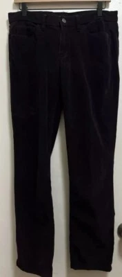 Calça jeans Calvin Klein veludo vinho perna reta cintura média tamanho 6/32 - Imagem 1 de 4