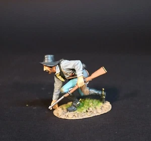 JOHN JENKINS BATTLE OF ROSEBUD 1876 RSBUD-09 DISMOUNTED U.S. CAVALRY CROUCHING - Picture 1 of 4
