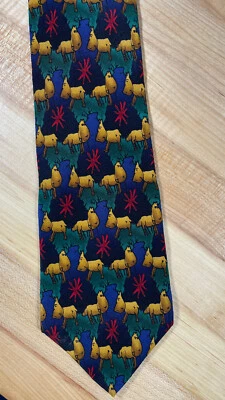 Corbata de Seda Jerry Garcia - Vintage Edición Especial Limitada Navidad 1996 Foto 1 de 3