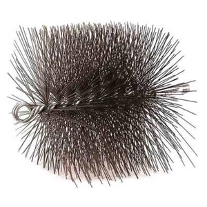 12 Zoll x 12 Zoll quadratische leichte (Draht) Schornsteinbürste 1/4 Zoll NPT - Bild 1 von 1