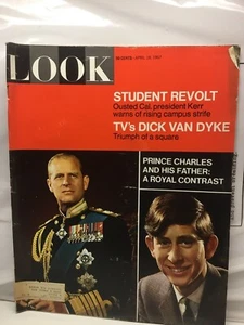 Look Magazine Apr 18 1967 Student Revolt, Dick Van Dyke And Prince Charles. - Imagen 1 de 1