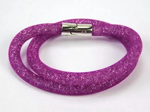 Original Swarovski Crystal Stardust Double Wickelarmband oder Halsband - Bild 1 von 9