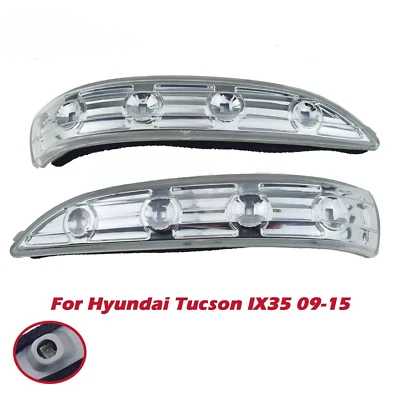 Par de luces indicadoras de señal de giro LED de espejo lateral para Hyundai Tucson ix35 09-15 Foto 1 de 4