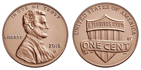 2018 D - Lincoln Penny - Uncirculated Cover