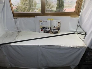 FIAT 128 SPECIAL DEL 74 - MODANATURA SOTTOPORTA DX = SX NERA PZ 01 - Imagen 1 de 3